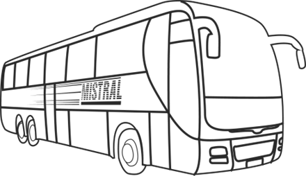 Autokar - grafika
